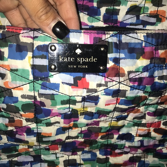 💯%Authentic Kate Spade ♠️ Multicolor Computer Bag - Picture 5 of 8